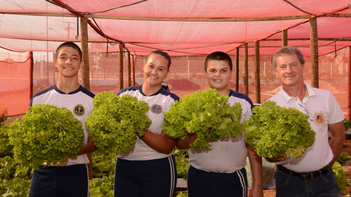 Escola pública realiza feira de hortaliças em Palmas